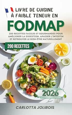 Livre de Cuisine  Faible Teneur en FODMAP