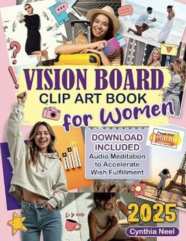 Vision Board Clip Art Book for Women