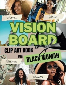 Vision Board Clip Art Book for Black Woman