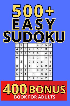 Easy Sudoku Book for Adults
