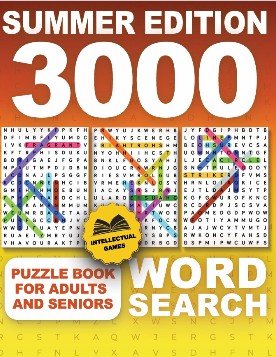 Summer 3000 Word Search Puzzle Book for Adults and Seniors