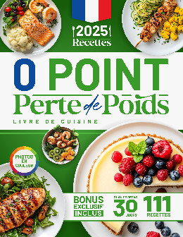 Recettes 0 Point Perte de Poids Livre de Cuisine