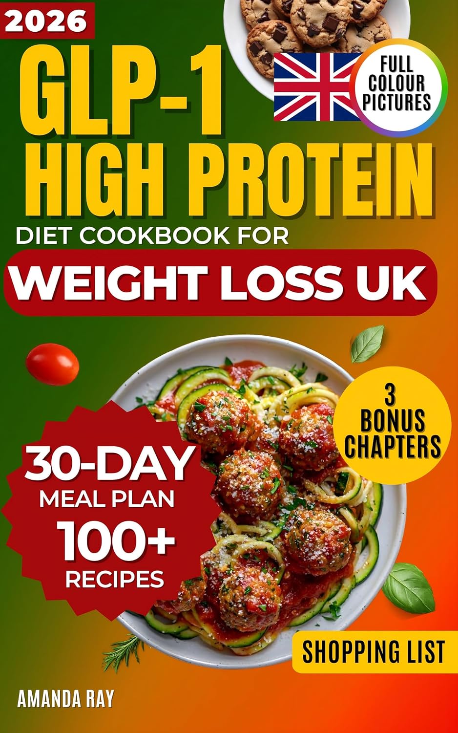 GLP-1 High Protein Cookbook for Weight Loss UK