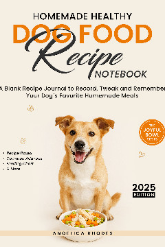 Homemade Healthy Dog Food Recipe Notebook
