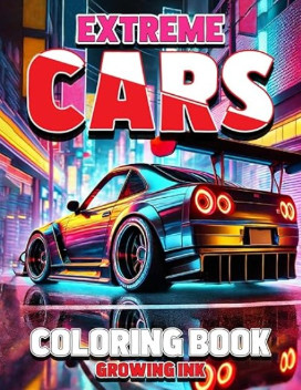 Extreme Cars Coloring book