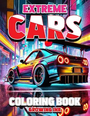 Extreme Cars Coloring book