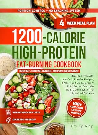 1200-CALORIES HIGH-PROTEIN FAT-BURNING COOKBOOK