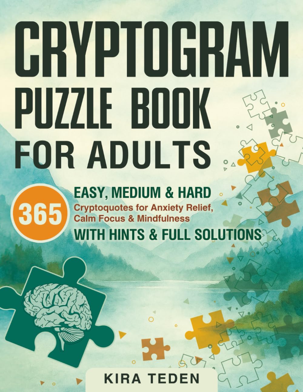 Cryptogram Puzzle Book for Adults (Large Print)